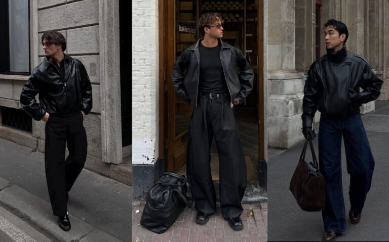 Style leather jacket