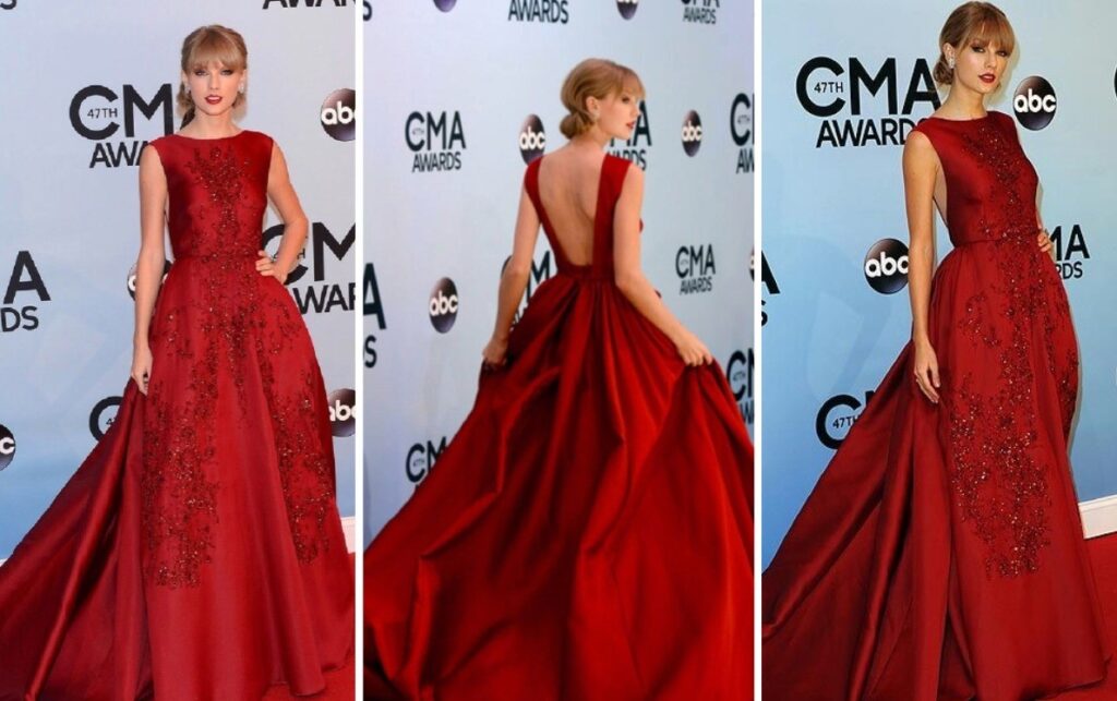 Taylor swift red carpet debut 