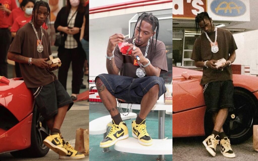 Travis Scott Brown Outfits